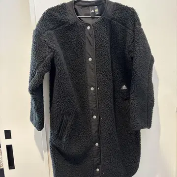 adidas 블랙 플리스 자켓 L 사이즈