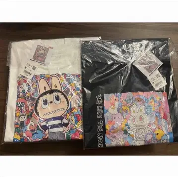 UNIQLO POPMART UT 유니클로 러브비 T셔츠 M 2장 세트
