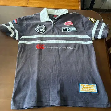 Canterbury CNZ1904 럭비 셔츠 네이비 컬러