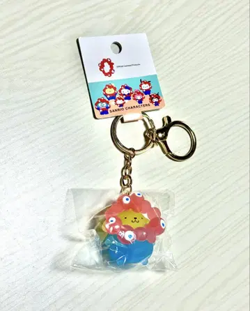 산리오 캐릭터 미야쿠미야쿠 폼폼푸딩 키링