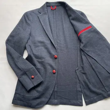 [ 레어 XL ] 루비암 울 테일러드 자켓 싸개 버튼 헤링본