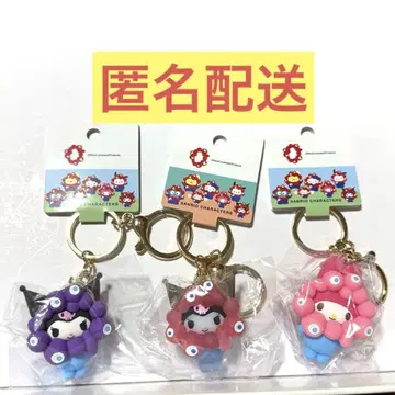 먀쿠먀쿠 마이멜로디 쿠로미 산리오 콜라보 키링 클리어