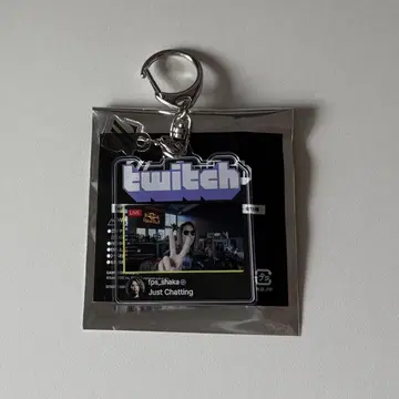 Twitch 아크릴 키링 Just Chatting  SHAKA