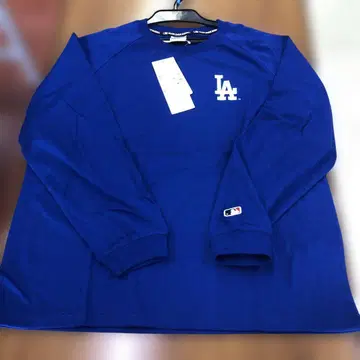 로스앤젤레스 다저스 로고 파랑 긴팔 티셔츠 L