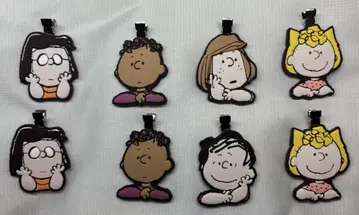 PEANUTS 스누피 클립 8개 세트
