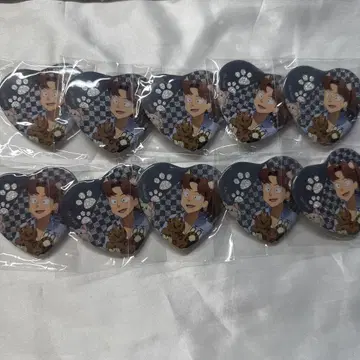 닌타마 란타로 난자 하트 캔뱃지 야마다 리키치