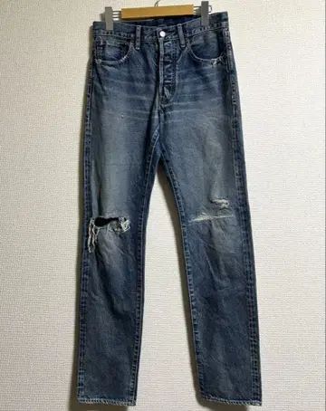 MINEDENIM 마인 데님 데미지 가공 USED 가공 데님
