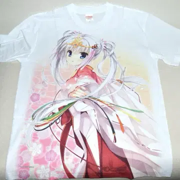 유즈소프트 센코이 만카 아사부 요시노 풀 그래픽 T셔츠