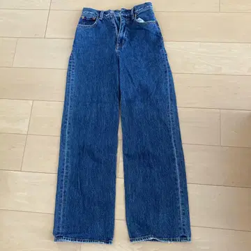 MOUSSY 스트레이트 데님 인디고 블루