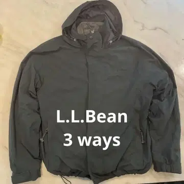 L.L. Bean 3way 카키 자켓 마운틴 후드티