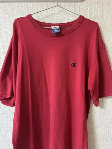 90sChampion 레드 T셔츠 L사이즈