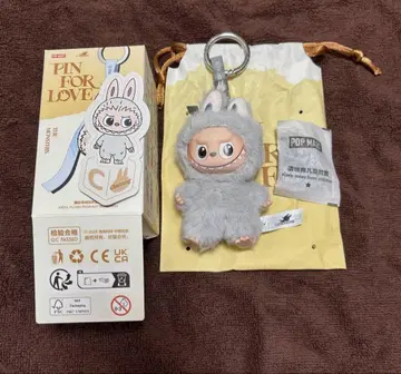 popmart PIN FOR LOVE labubu 봉제 인형 펜던트 C