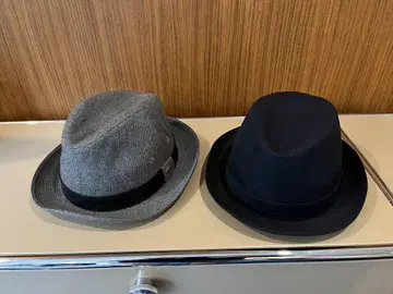 Borsalino 햇 그레이 / override 햇 블랙 2세트
