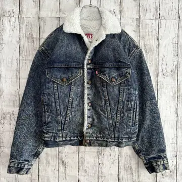 80s USA제 Levi's 리바이스 데님 보아 자켓