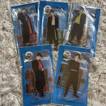 SixTONES 아크릴 스탠드 5개 세트 2020년제
