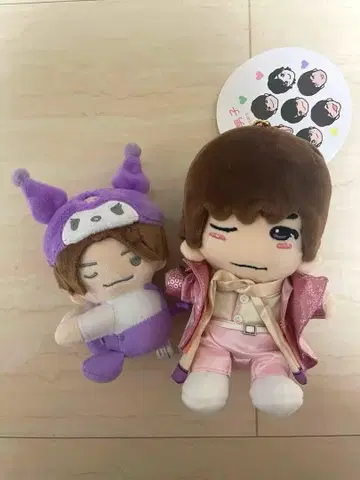 아이돌 캐릭터 봉제 인형 세트