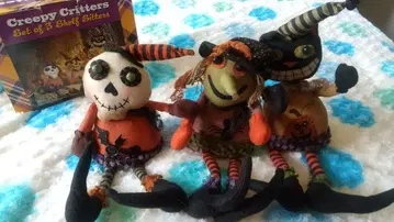 Creepy Critters 봉제 인형 3체 세트