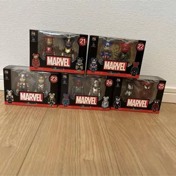 MARVEL 큐브릭 피규어 베어브릭 해피 복권