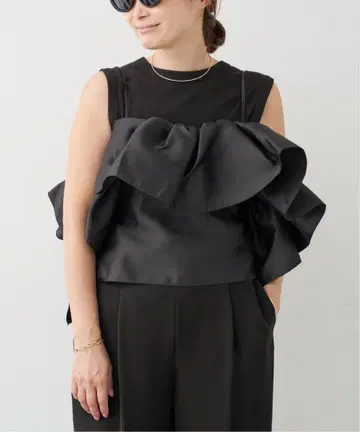 MARQUES ALMEIDA FRONT FRILL TOP