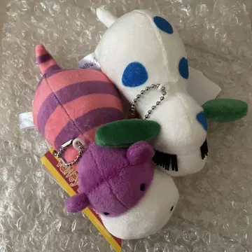 지브리파크 한정판 하울의 움직이는 성 봉제 인형 마스코트 키링 세트