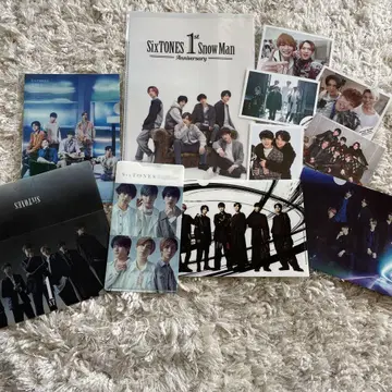 SixTONES 1st Anniversary 클리어 파일 & 사진 세트