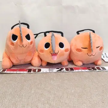 체인소 맨 포치타 봉제 인형 전 3종 세트
