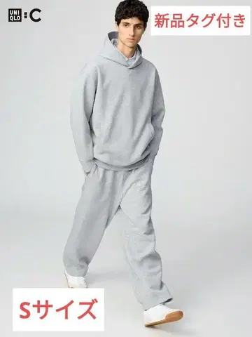 [ 새상품 택 포함 ] UNIQLO C 맨투맨 와이드 팬츠 S