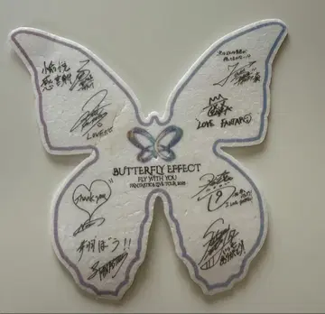 FANTASTICS FLYWITHYOU 나비 메시지 카드 낙하물