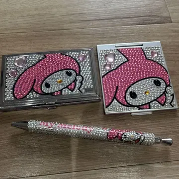 마이멜로디 거울 카드 홀더 볼펜
