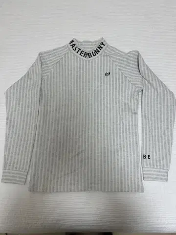 MASTER BUNNY 여성용 하이넥 셔츠 사이즈 0 그레이