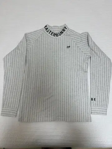 MASTER BUNNY 여성용 하이넥 셔츠 사이즈 0 그레이