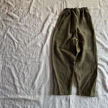 린넨울 몸빼 카키