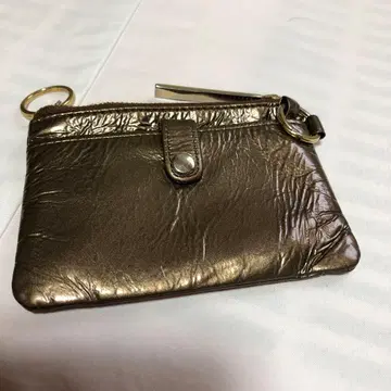 메탈릭 브라운 코인 케이스