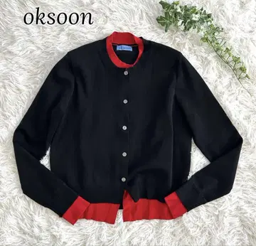 완판템 oksoon layered cardigan 레이어드 가디건