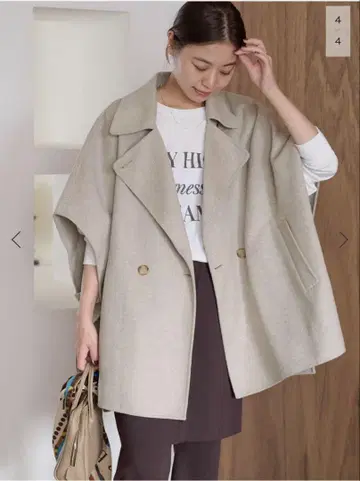 새상품급 저널 스탠다드 울 나일론 리버 베스트 베이지