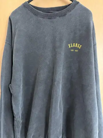 XLARGE 그레이 스웨트 셔츠