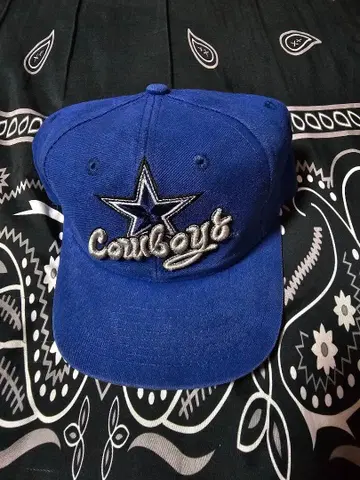 Cowboys 자수 캡 파랑
