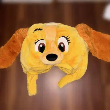 강아지 캐릭터 모자
