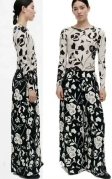 marimekko 마리메꼬 울 상의 티셔츠 긴팔