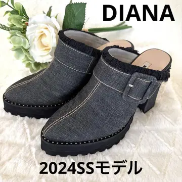 2024SS 다이애나 데님 투 로즈 뮬