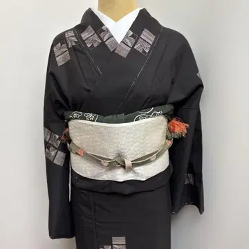 진흙 염색 지아키 본고장 오시마 명주 미사용