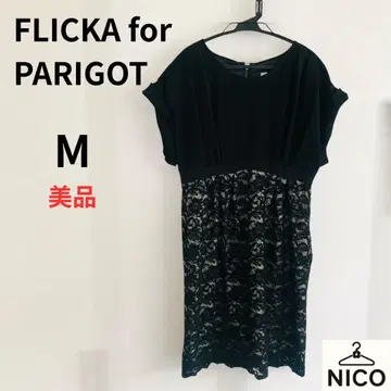 FLICKA for PARIGOT 레이스 절개 드레스 원피스 포멀