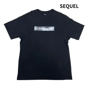 SEQUEL 시크웰 PLAY BACK AND FORTH 티셔츠 L