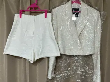 ZARA 셋업 트위드 자켓 숏팬츠