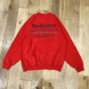 Budweiser 버드와이저 트레이닝복 레드 L 빈티지