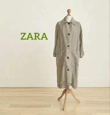 시착만 한 상품 새상품급 ZARA 라이트 코트 카키 그린