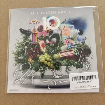Mrs. GREEN APPLE 10 사인 데이터CD 자켓