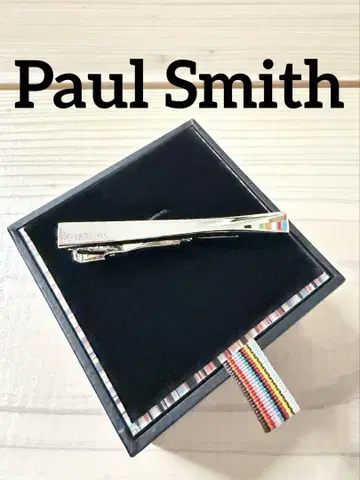폴스미스 넥타이핀 실버 Paul Smith 멀티 스트라이프