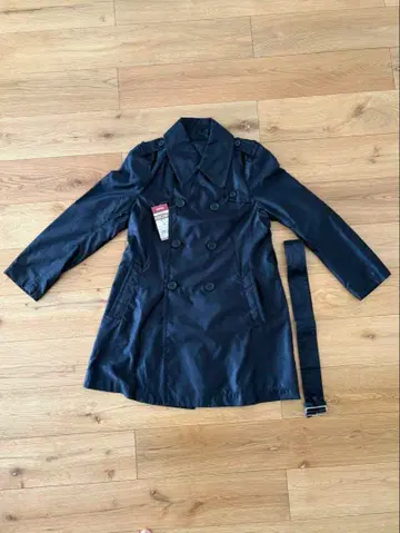 무인양품 나일론 옥스 트렌치코트 블랙 M