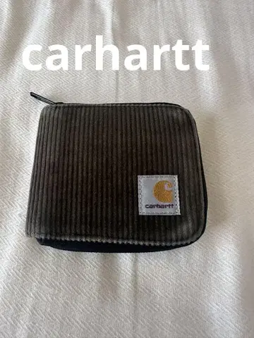 carhartt 칼하트 코듀로이 이단 접이식 지갑